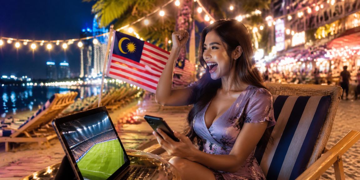 Pemain Malaysia menikmati permainan kad meja Blackjack di Johor Bahru